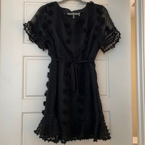Pom Pom and Ruffle detail dress
